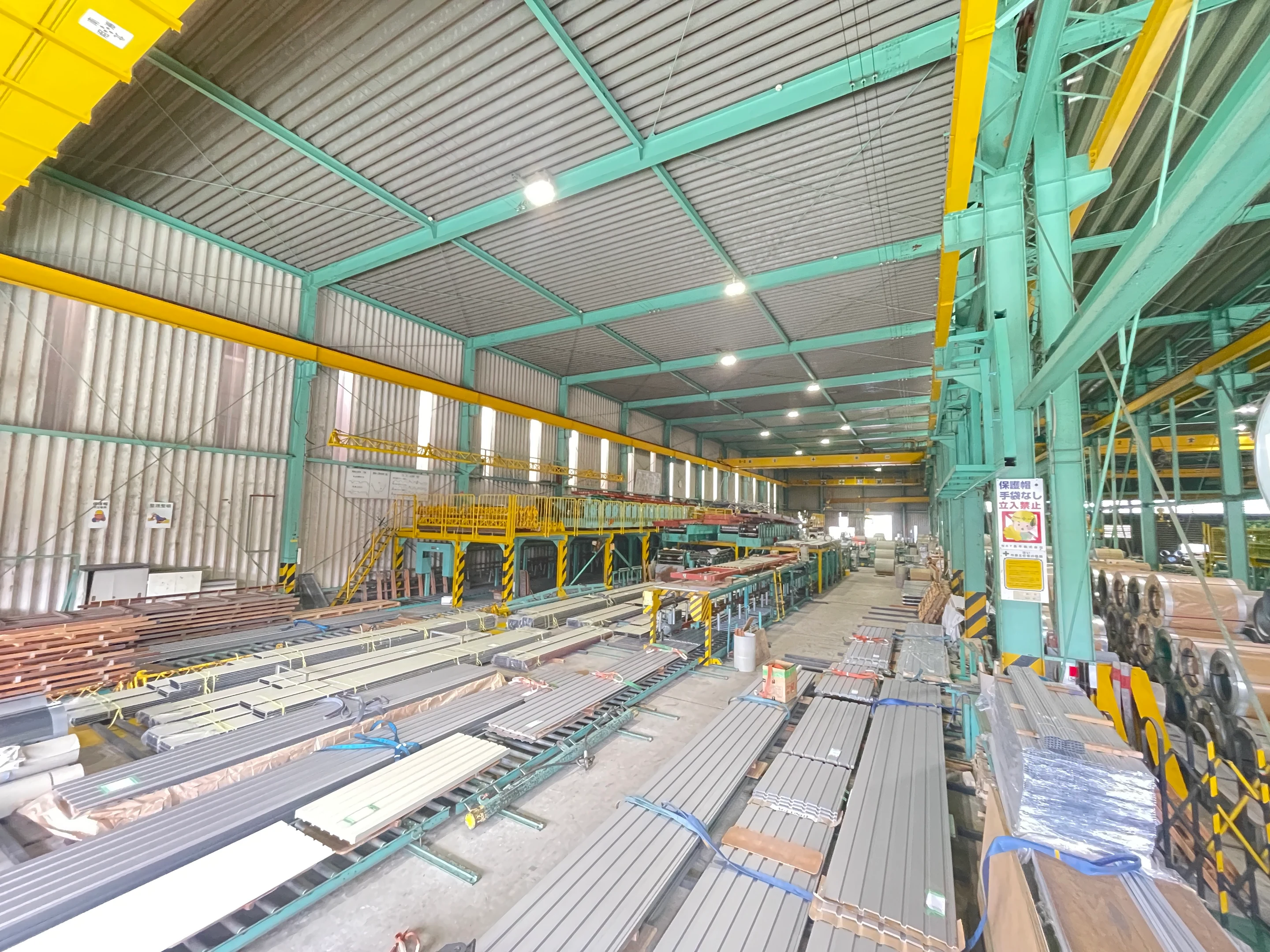 本社工場内の製造設備